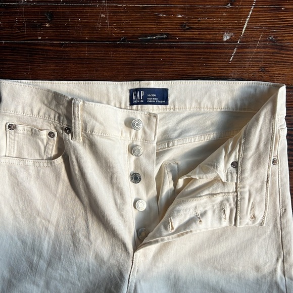 GAP Women’s High Rise Cheeky Straight Raw Hem 10/30R - Picture 3 of 4